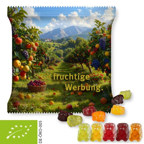 Bio Gummibärchen ohne Gelatine (vegan), ca. 30g, Maxi-Tüte