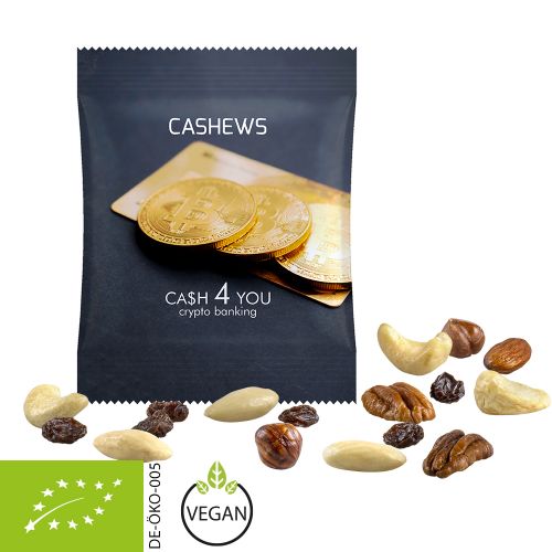 Bio Studentenfutter, ca. 15g, Midi-Tüte