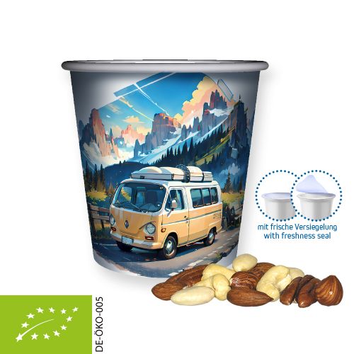 Bio NusskernMix, ca. 40g, Snackbecher Mini