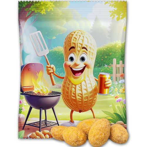 Erdnüsse Barbecue, ca. 10g, Midi-Tüte