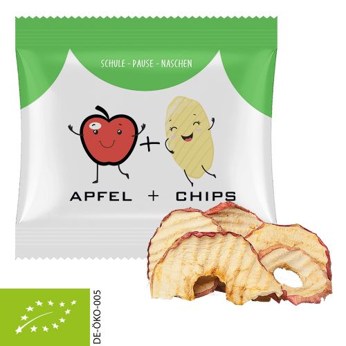 Bio Apfelchips, ca. 15g, Maxi-XL-Tüte