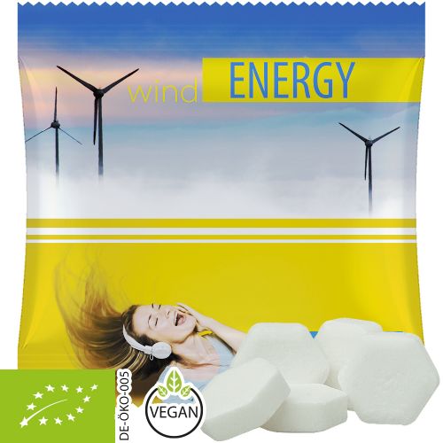 Bio Traubenzucker Orange Drops, ca. 5g, Mini-Tüte