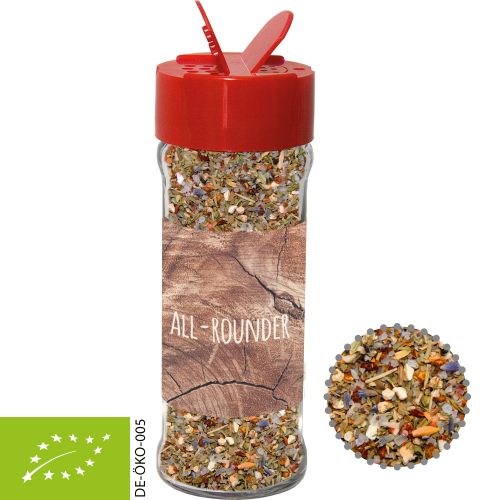 Bio Gewürzmischung Alleskönner, ca. 50g, Glas mit Streuaufsatz