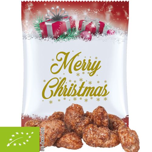 Bio Feuergebrannte Mandeln, ca. 15g, Midi-Tüte