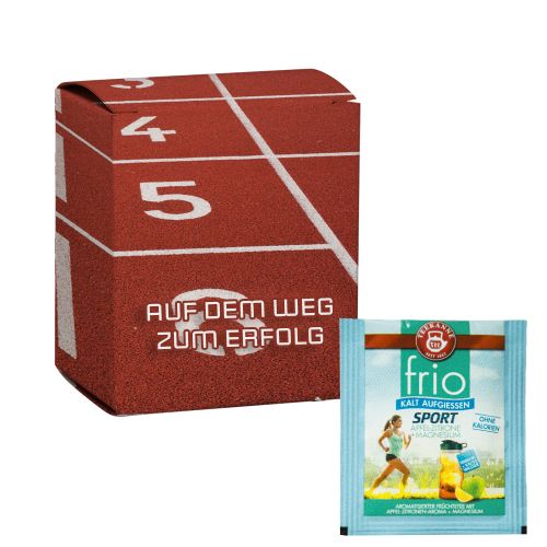 Beuteltee Sport, Apfel-Zitrone + Magnesium (Kalt-Aufguss), 10 Stück, 25g, Faltschachtel