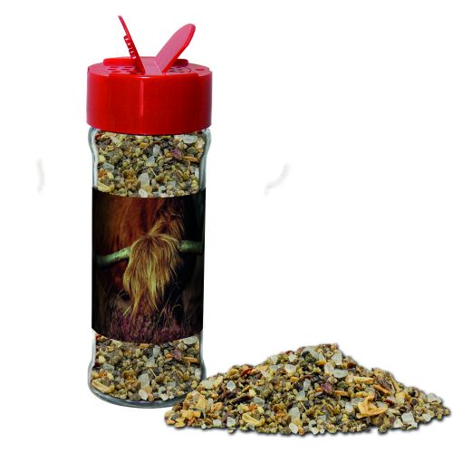 Gewürzmischung Kräuter-Steakgewürz, ca. 30g, Glas mit Streuaufsatz