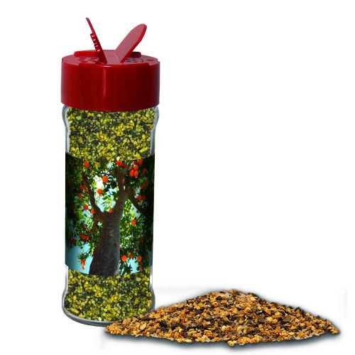 Gewürzmischung Orangen-Pfeffer, ca. 45g, Glas mit Streuaufsatz