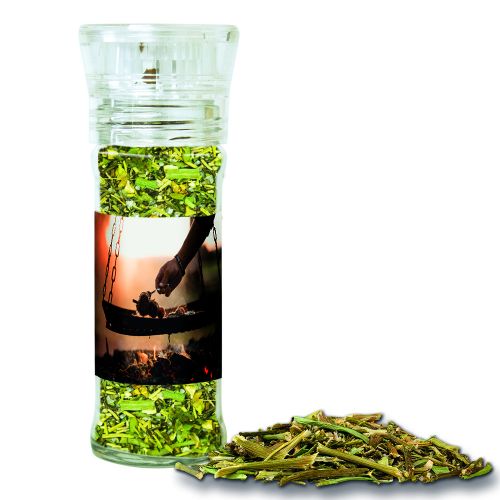 Gewürzmischung BBQ Kräuter Rub, ca. 30g, transparente Gewürzmühle