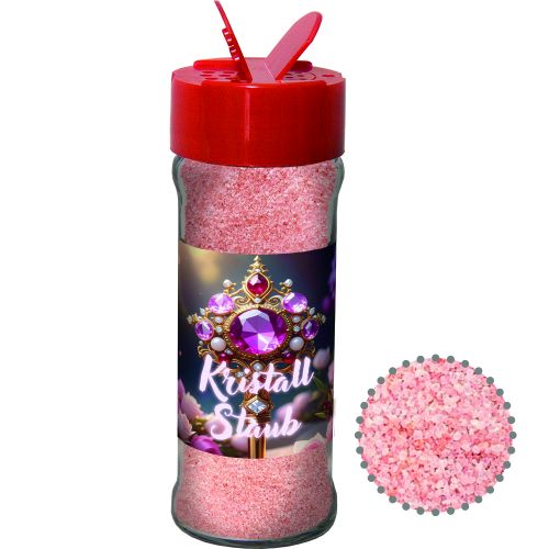 Rosa Kristallsalz, ca. 80g, Glas mit Streuaufsatz