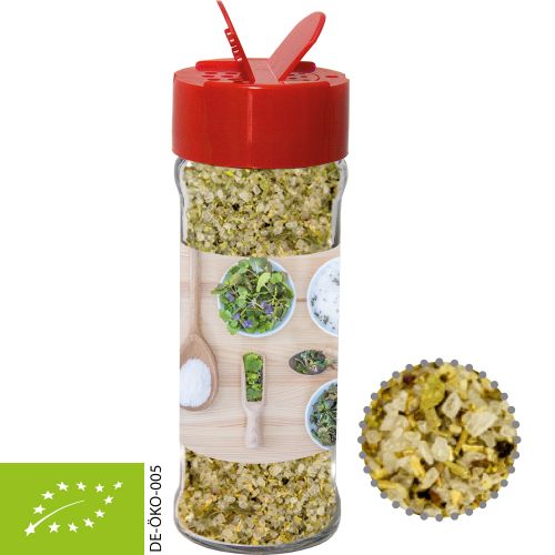 Bio Gewürzmischung Kräutersalz, ca. 50g, Glas mit Streuaufsatz