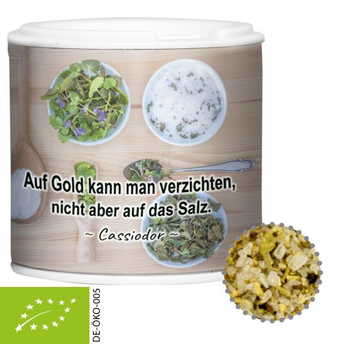 Bio Gewürzmischung Kräutersalz, ca. 30g, Gewürzpappstreuer