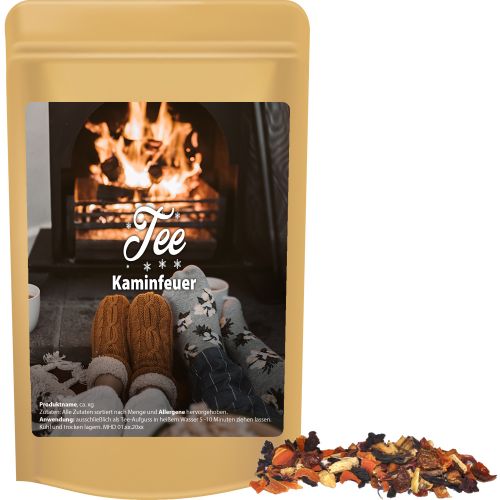 Kaminfeuer Tee, ca. 20g, Standbeutel Mini