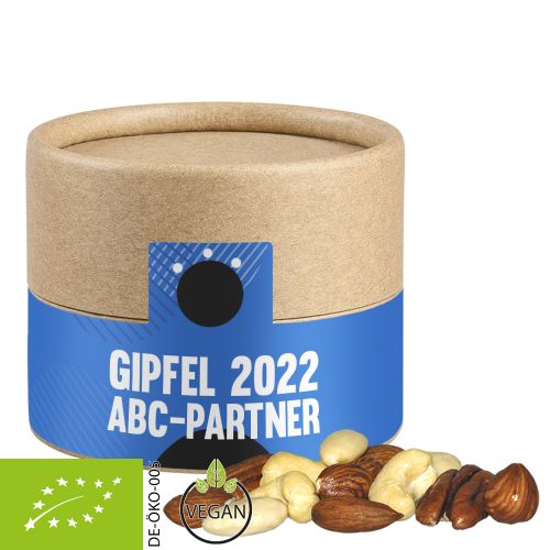 Bio NusskernMix, ca. 40g, Kraftpapierdose Mini