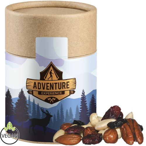 Premium Studentenfutter, ca. 80g, Kraftpapierdose Midi