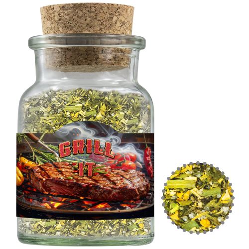 Gewürzmischung BBQ Kräuter Rub, ca. 50g, Korkenglas