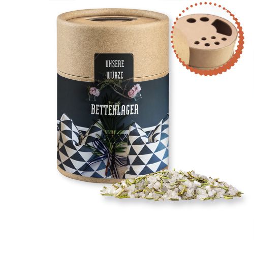 Gewürzmischung Rosmarin-Salz, ca. 90g, Kraftpapierstreuer Midi