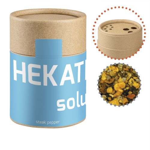 Gewürzmischung Steak Pfeffer, ca. 75g, Kraftpapierstreuer Midi
