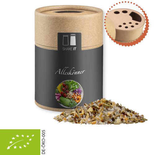 Bio Gewürzmischung Alleskönner, ca. 75g, Kraftpapierstreuer Midi