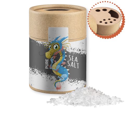 Meersalz, ca. 135g, Kraftpapierstreuer Midi