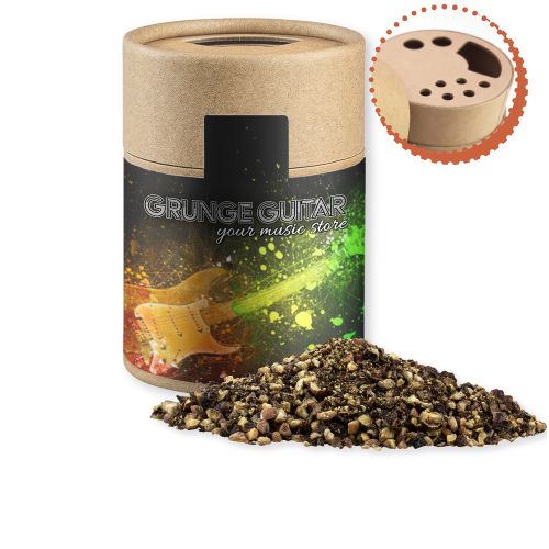 Pfeffer geschrotet, ca. 65g, Kraftpapierstreuer Midi