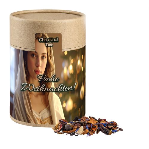 Christkindl Tee, ca. 120g, Kraftpapierdose Maxi