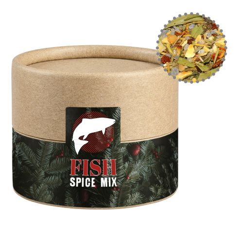 Weihnachts Gewürzmischung Fisch, ca. 30g, Kraftpapierdose Mini