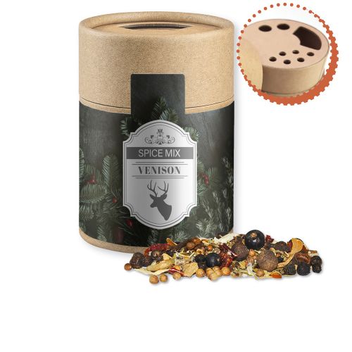 Weihnachts Gewürzmischung Wild, ca. 60g, Kraftpapierstreuer Midi