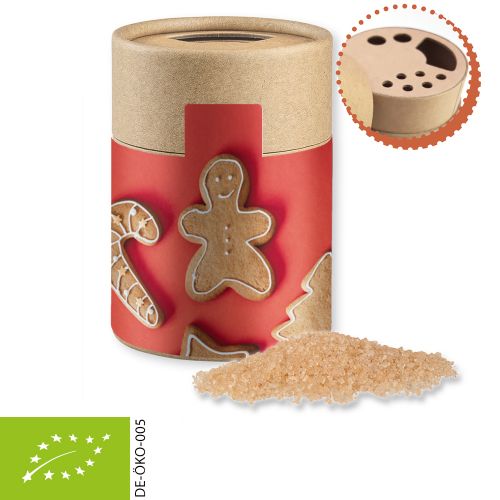 Bio Gewürzmischung Lebkuchen, ca. 85g, Kraftpapierstreuer Midi