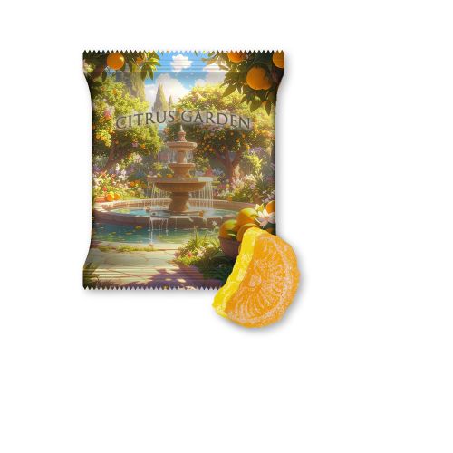 Zitrone und Orangen Bonbons (vegan), ca. 17g, Midi-Tüte