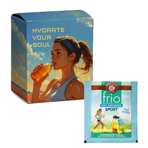 Beuteltee Sport, Apfel-Zitrone + Magnesium (Kalt-Aufguss), 5 Stück, 12,5g, Faltschachtel