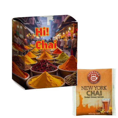 Beuteltee New York Chai, 5 Stück, 8,75g, Faltschachtel