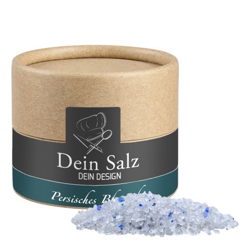Persisches blaues Saphirsalz, ca. 55g, Kraftpapierdose Mini