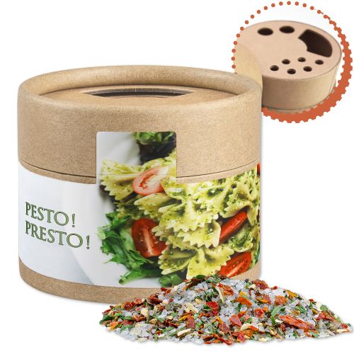 Pestosalz, ca. 40g, Kraftpapierstreuer Mini