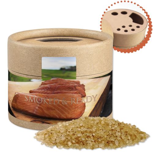Gewürzmischung Rauch-Salz grob, ca. 75g, Kraftpapierstreuer Mini