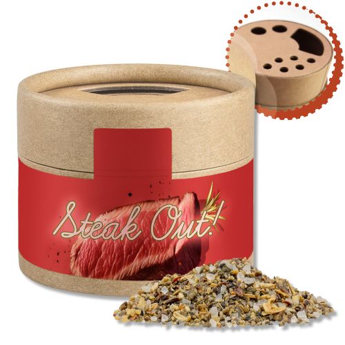 Gewürzmischung Kräuter-Steakgewürz, ca. 25g, Kraftpapierstreuer Mini