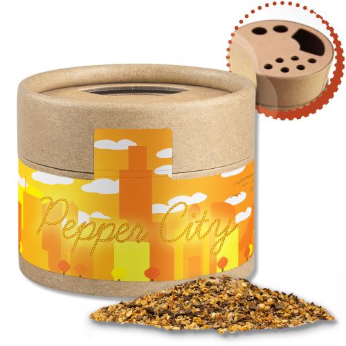 Gewürzmischung Orangen-Pfeffer, ca. 40g, Kraftpapierstreuer Mini
