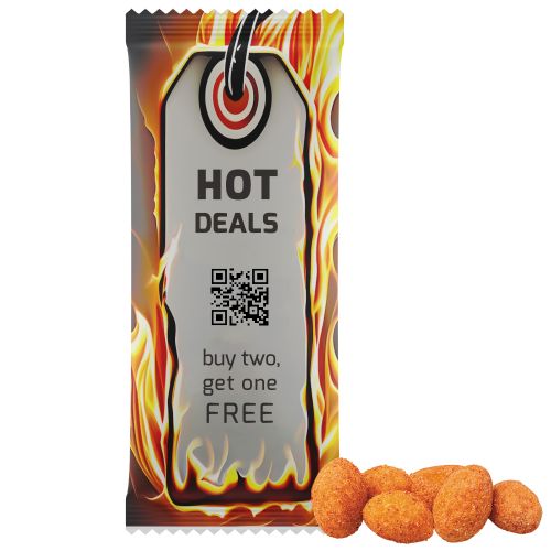 Erdnüsse Chili, ca. 40g, Midi-XL-Tüte