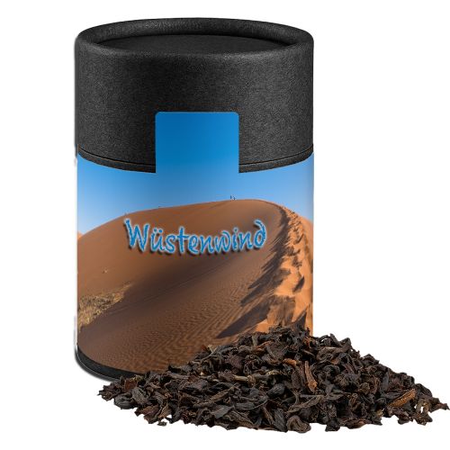 Schwarztee, ca. 35g, Kraftpapierdose Midi schwarz