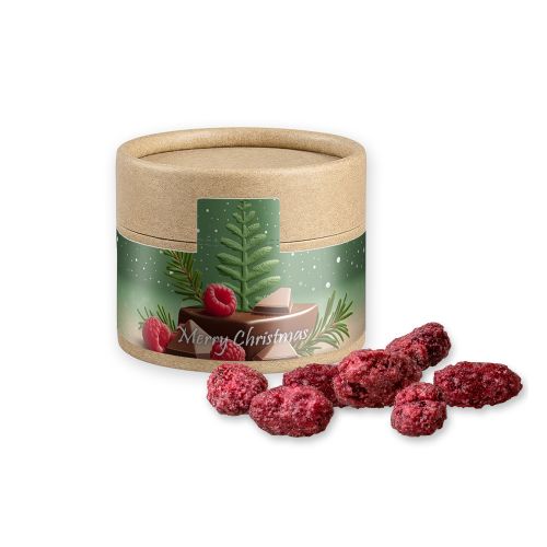 Gebrannte Mandeln Himbeere, ca. 40g, Kraftpapierdose Mini