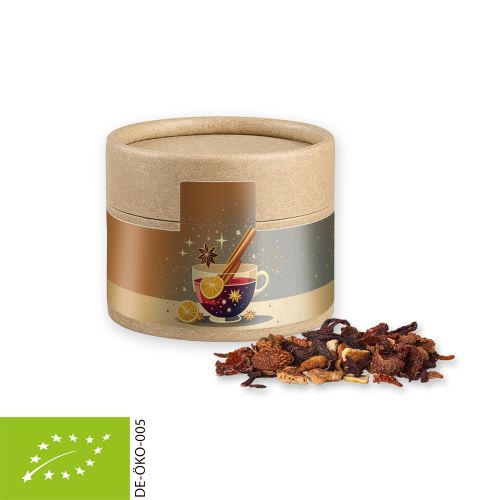 Bio Glühweingewürz fein, ca. 25g, Kraftpapierdose Mini