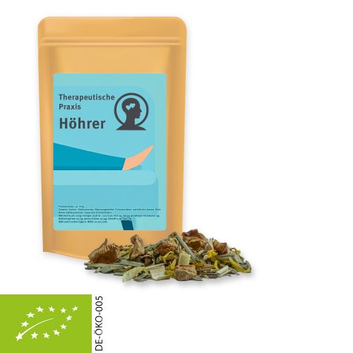 Bio Kräutertee Seelenwohl, ca. 12g, Standbeutel Mini