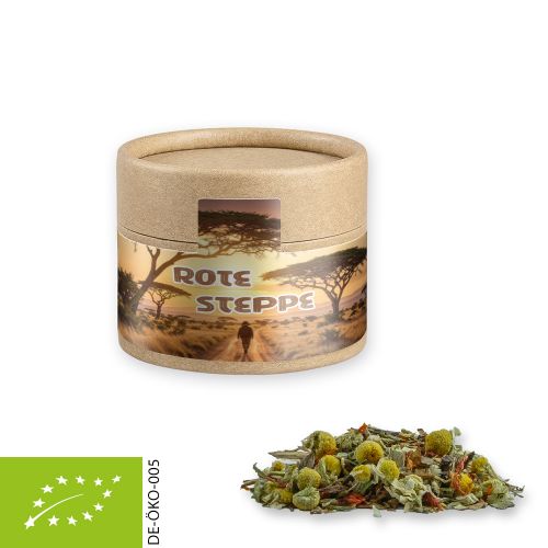 Bio Rotbuschtee Entspannungszeit, ca. 20g, Kraftpapierdose Mini