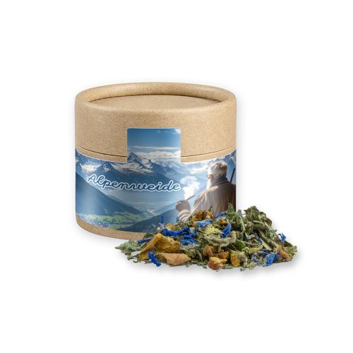 Kräutertee Harmonie, ca. 15g, Kraftpapierdose Mini