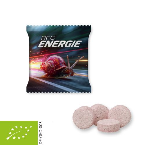 Bio Himbeer Drops (vegan), ca. 5g, Mini-Tüte