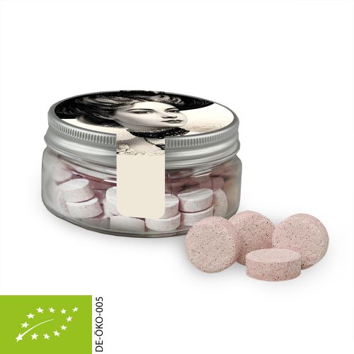 Bio Himbeer Drops (vegan), ca. 60g, Sweet Dose Mini