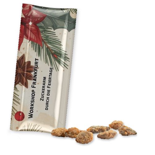 Feuergebrannte Mandeln ohne Zuckerzusatz (vegan), ca. 25g, Snack Stick