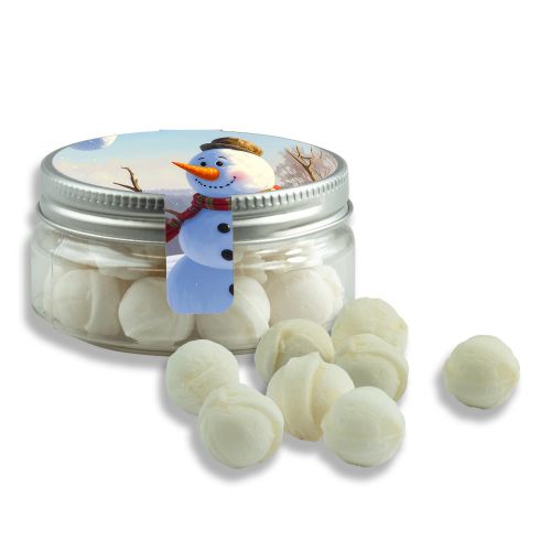 Süße Schneebälle Bonbons (vegan), ca. 60g, Sweet Dose Mini